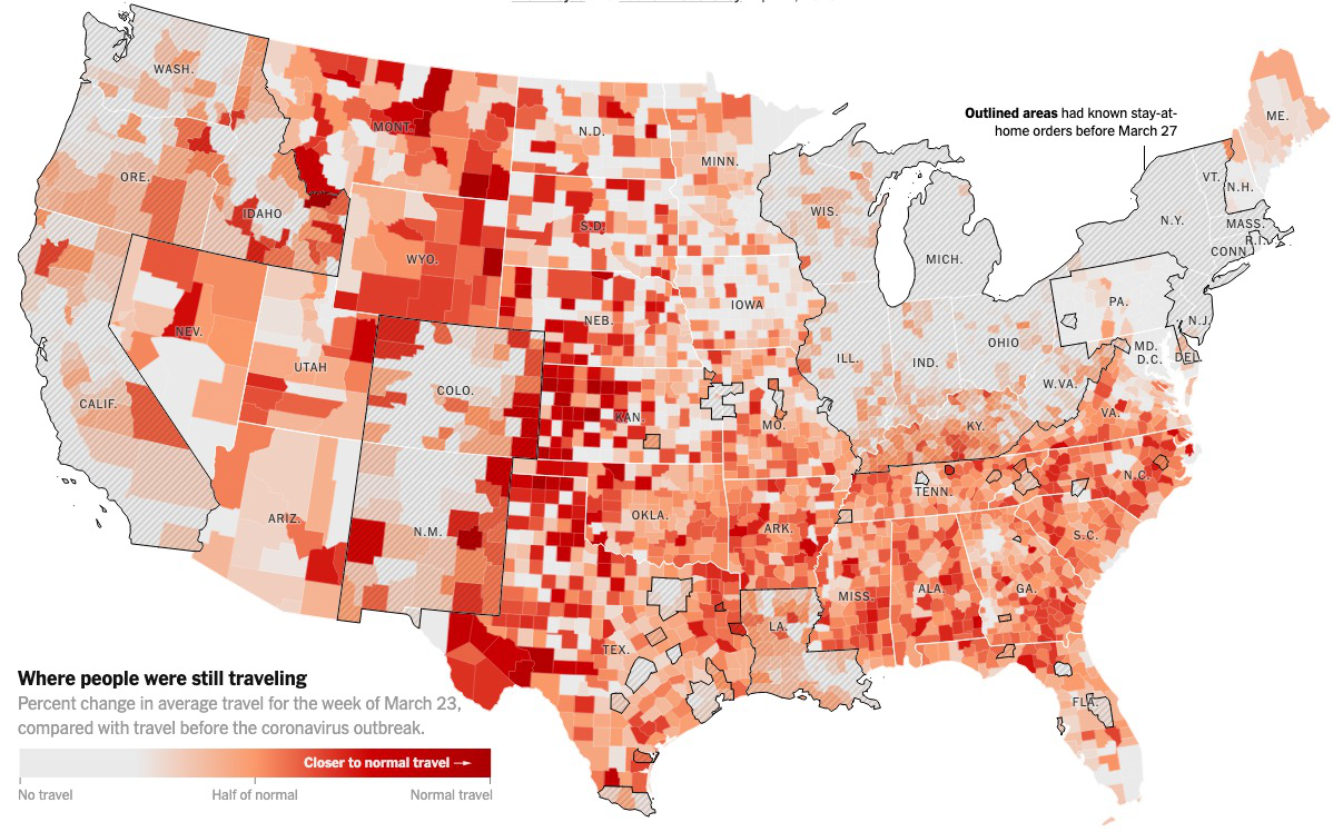 image from Geographic Differences in Travel During COVID-19 Spread