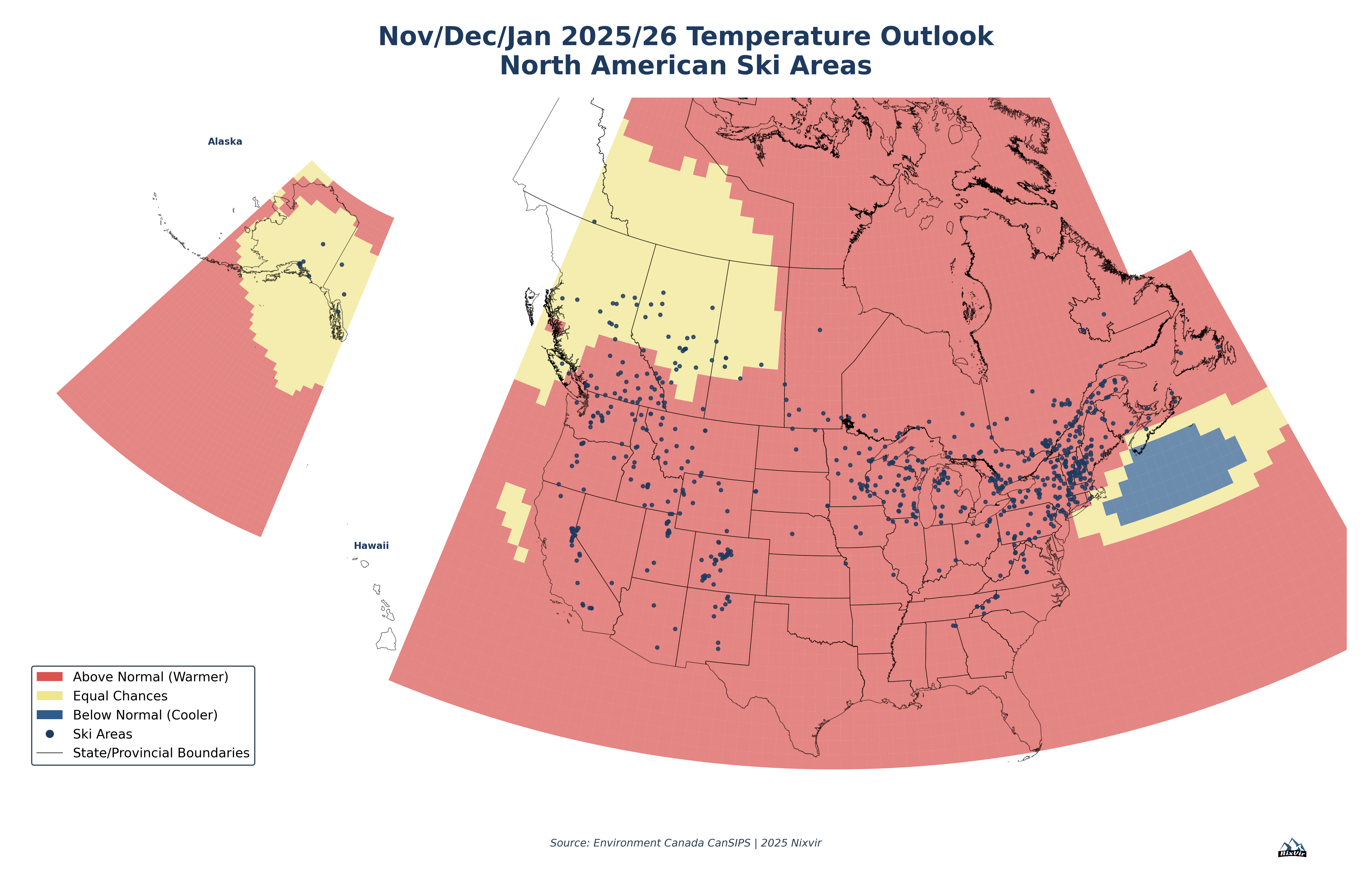 CanSIPS Temperature Forecast