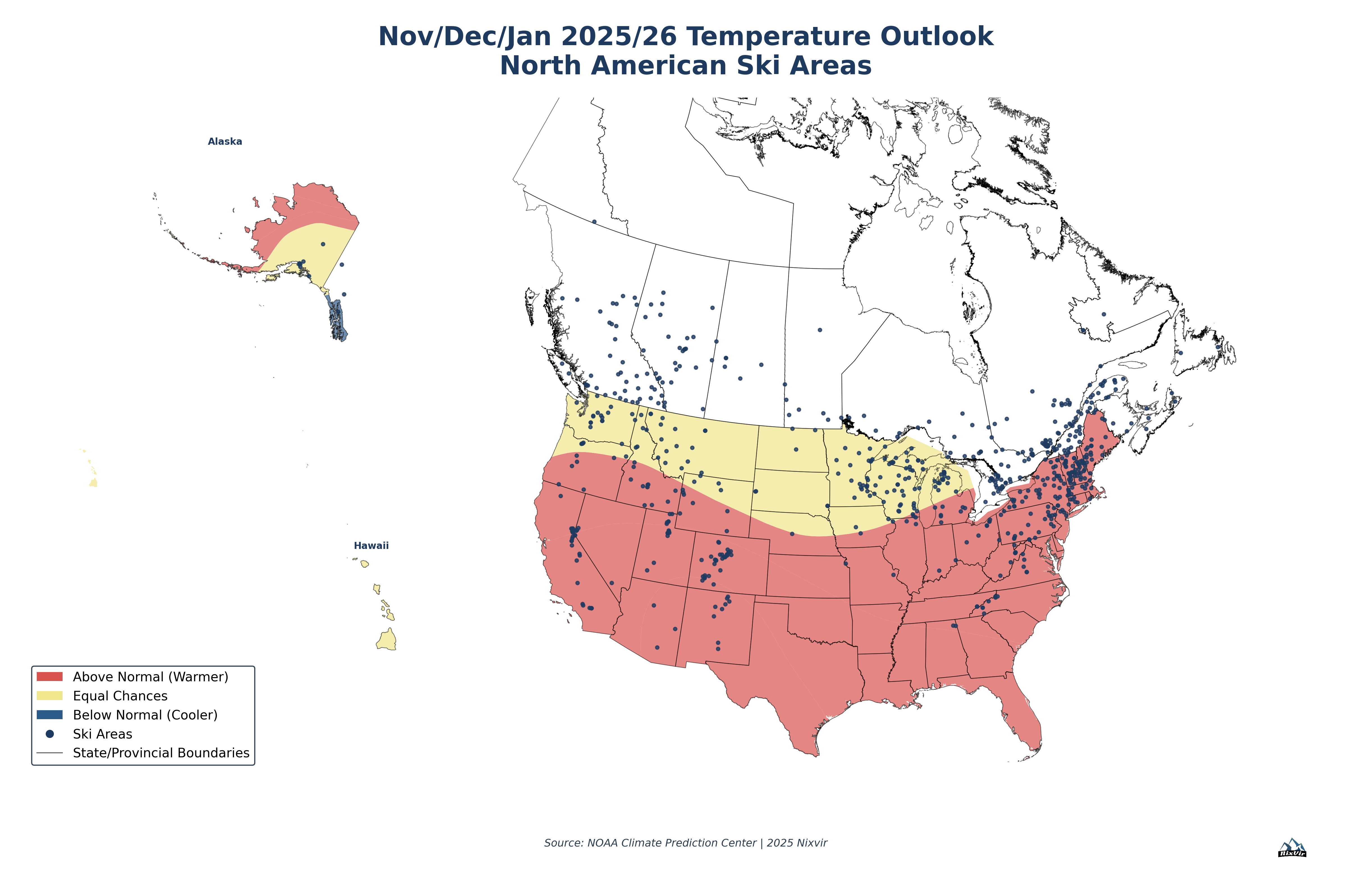 NOAA Temperature Forecast